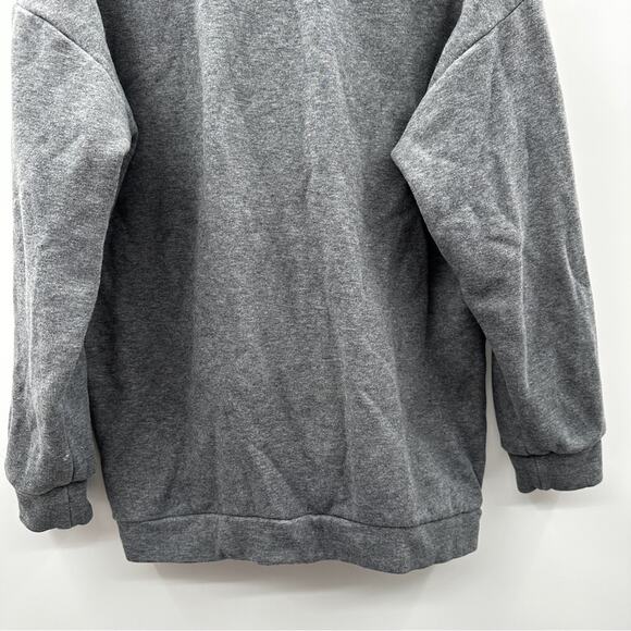 Fabletics Nina Gray Long Sleeve Lace Up Back Pullover Sweatshirt Sweater Size M‎ - Picture 4 of 11